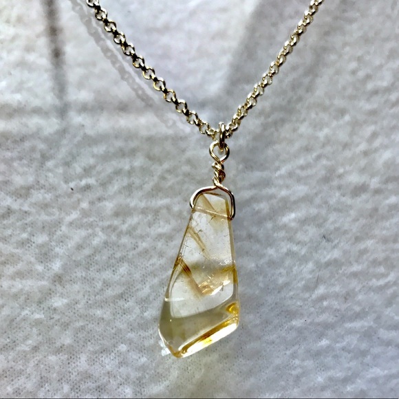 Stylish Genuine Citrine Pendant! - Picture 4 of 5